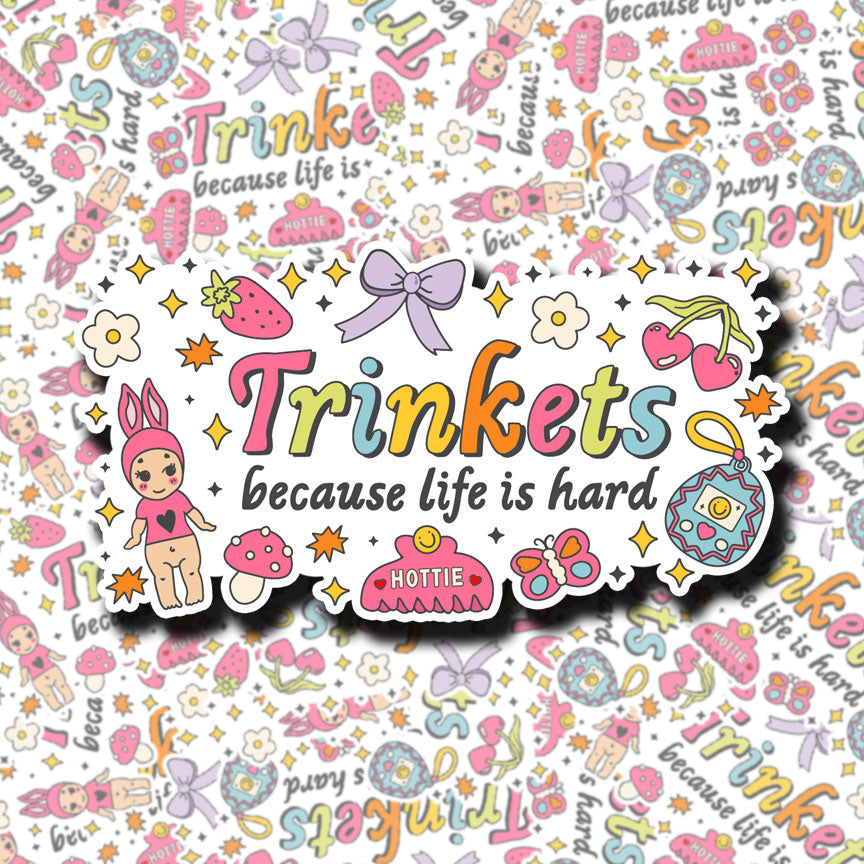 Trinkets Sticker