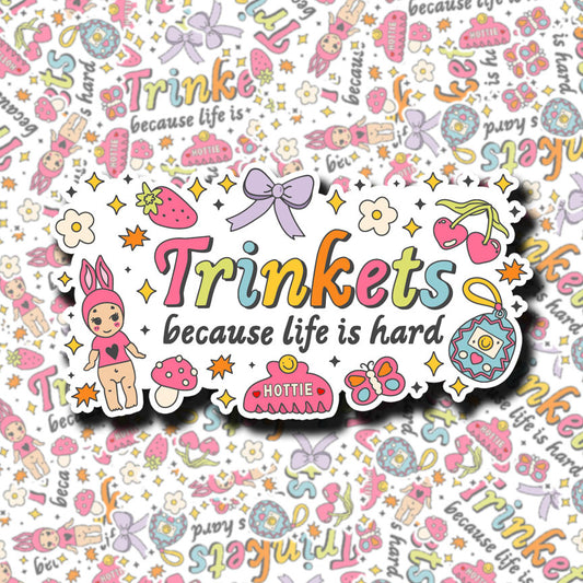 Trinkets Sticker