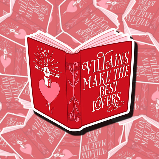 Villain Lovers Book Sticker