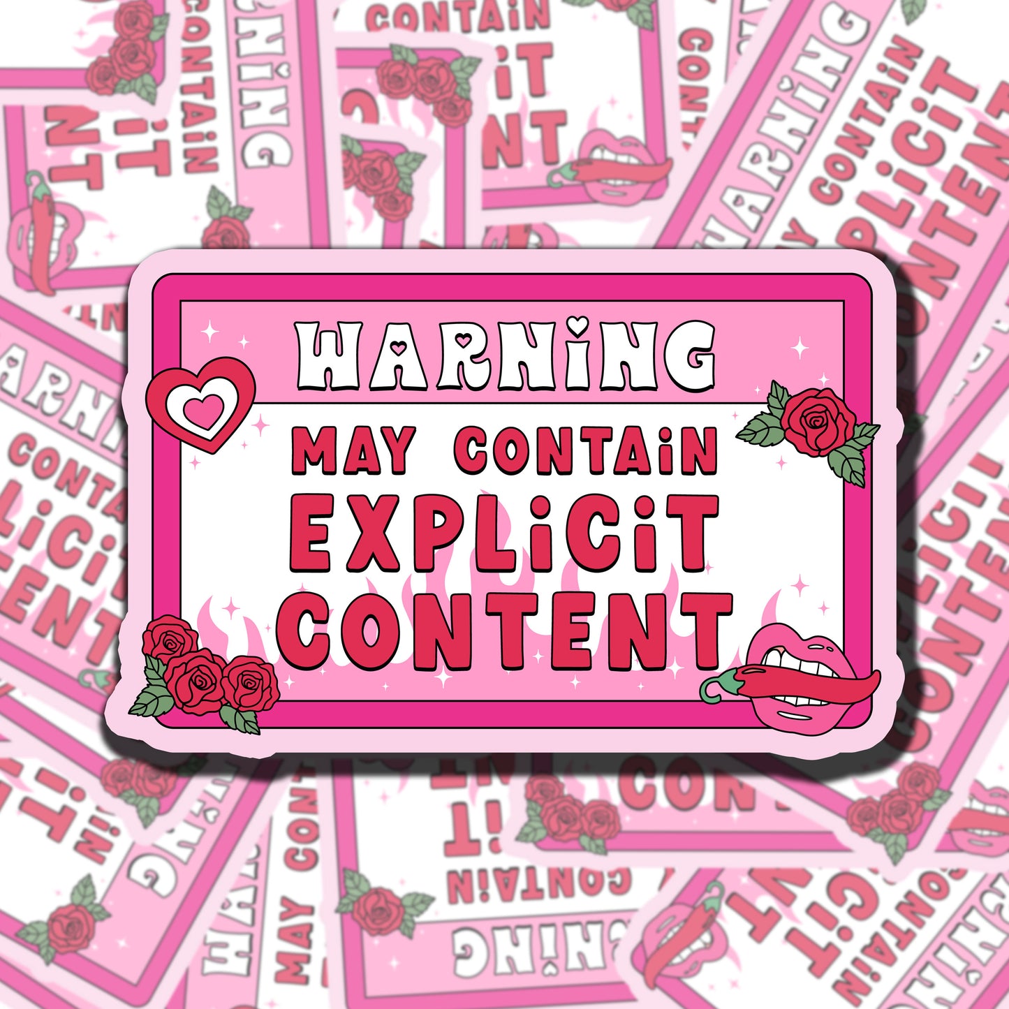 Warning Tag Sticker
