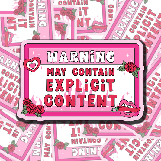 Warning Tag Sticker