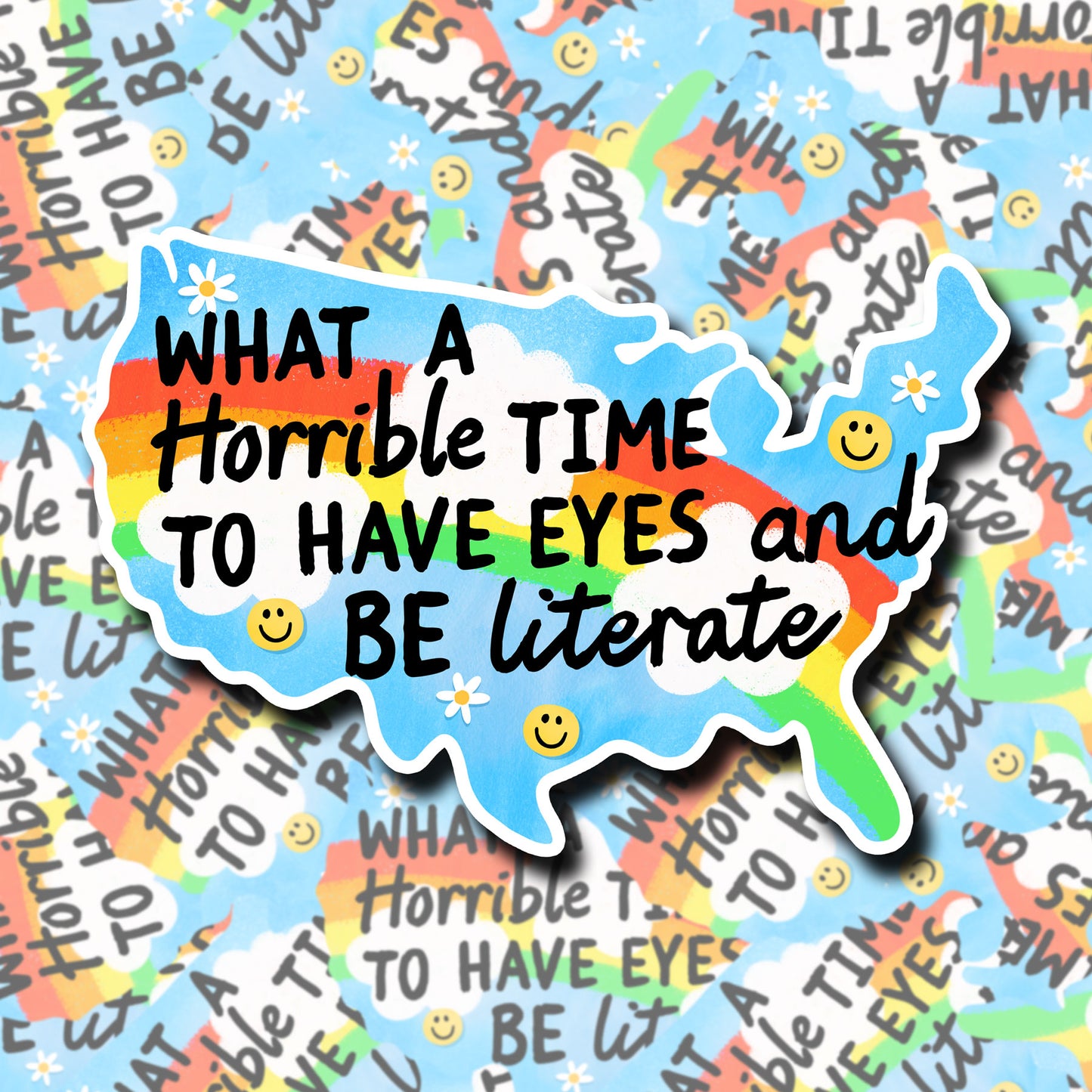 What A Horrible Time Sticker
