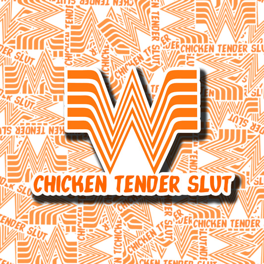 Chicken Tender Slut Sticker