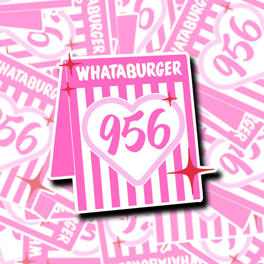 Pink 956 Sticker