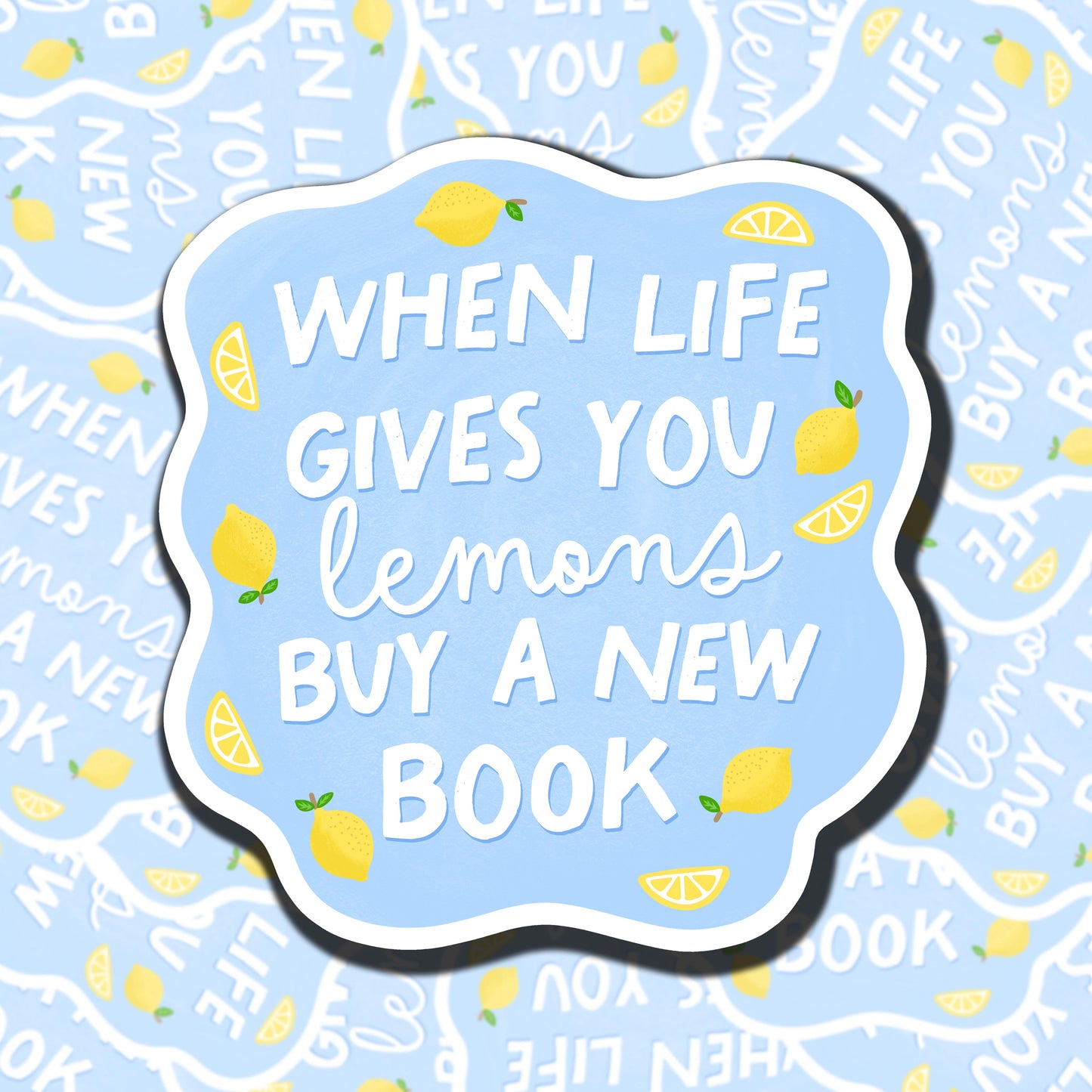 Buy A New Book Sticker
