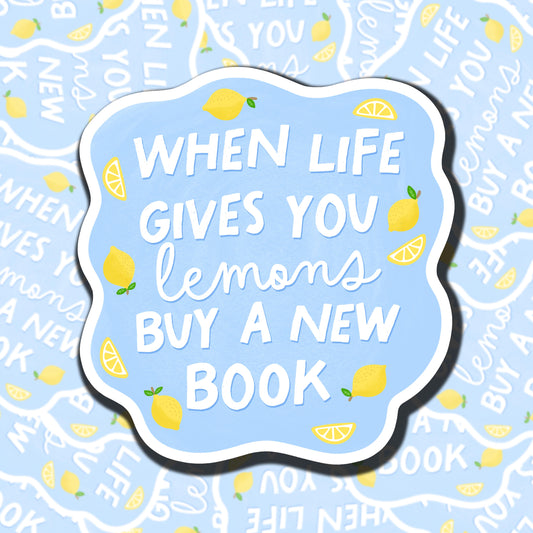 Buy A New Book Sticker