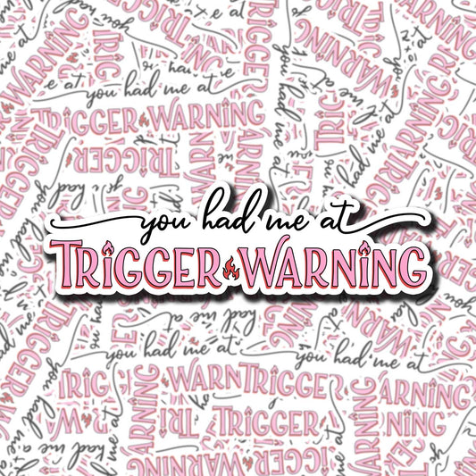 Trigger Warning Sticker