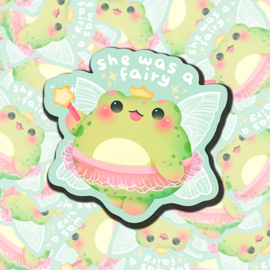 She Was A Fairy Sticker