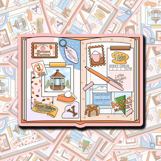 Gilmore Girls Junk Journal Sticker