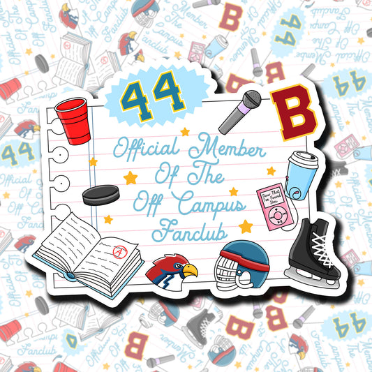 Off Campus Sticker