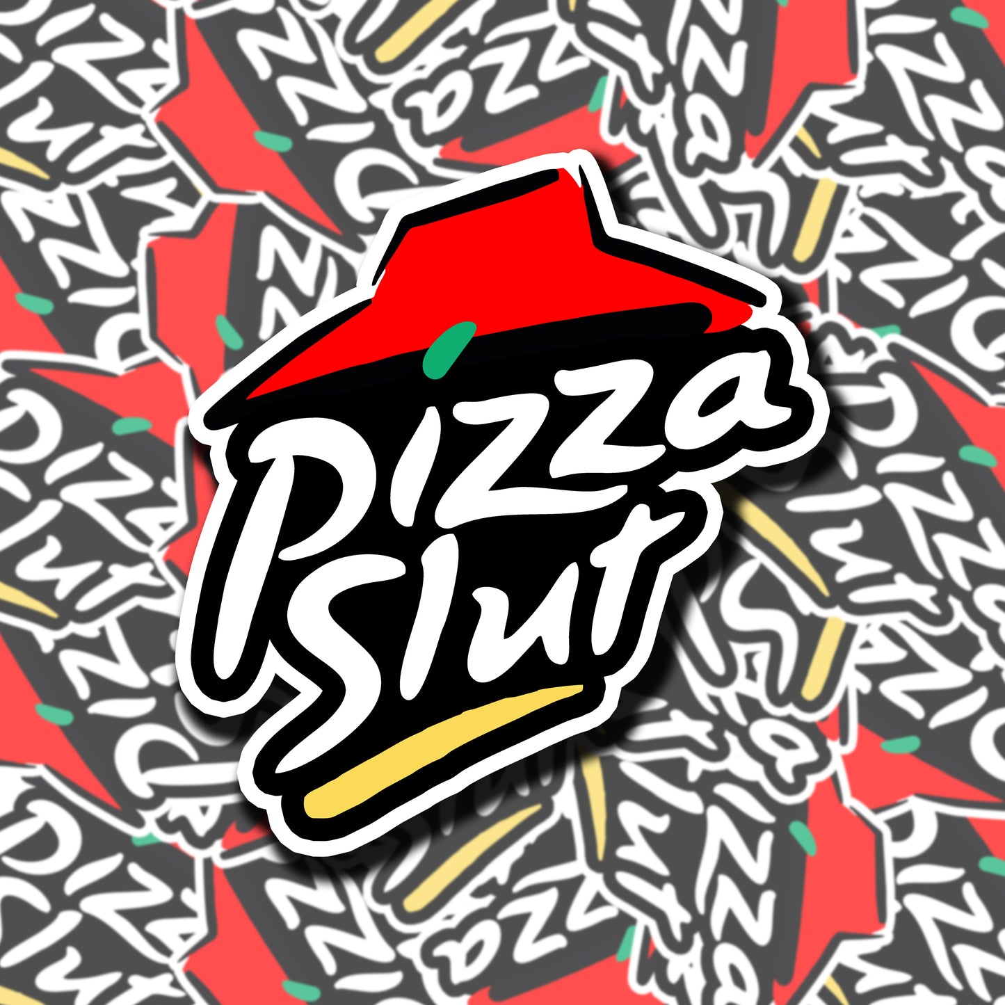 Pizza Slut Sticker